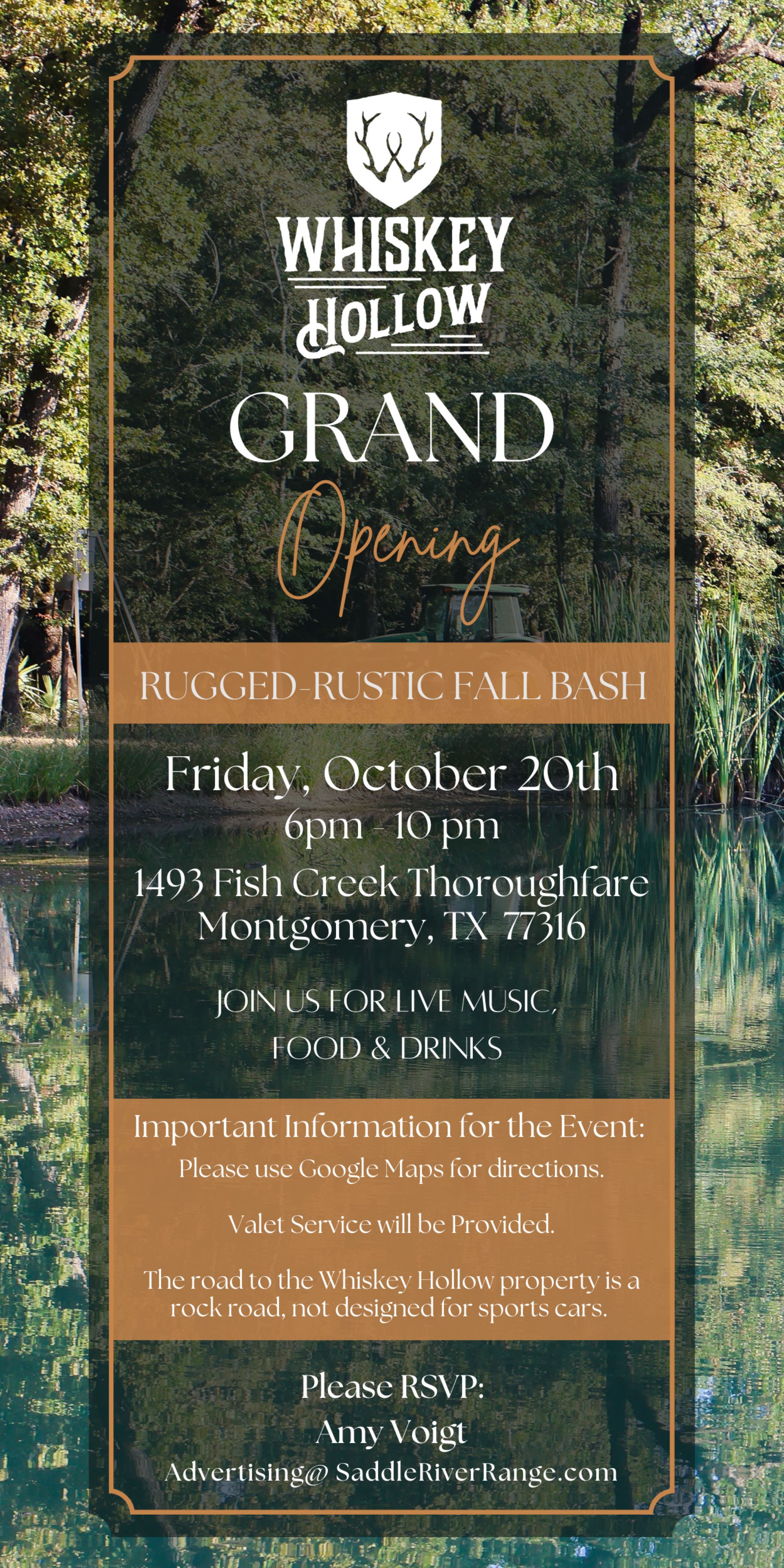 
Whiskey Hollow Grand Opening - Rugged Rustic Fall Bash
